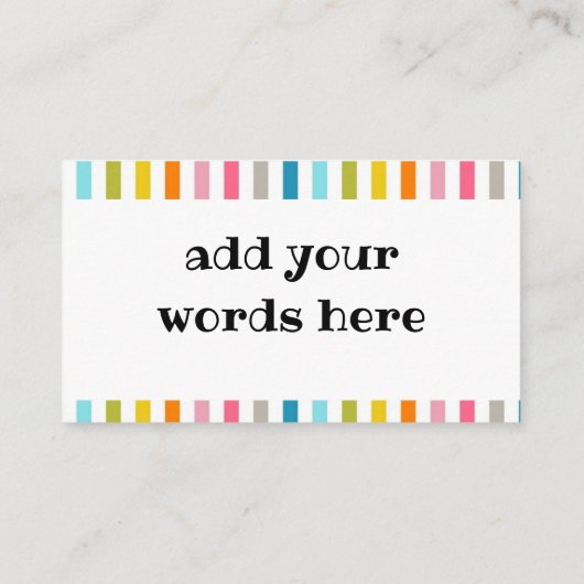 無作為な親切な行為 名刺 (裏面)