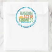 無作為な親切な行為（聖書的） ラウンドシール (バッグ)