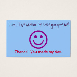 無作為な親切カードの行為