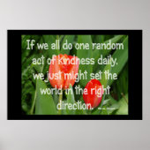 無作為な親切 ポスター (正面)