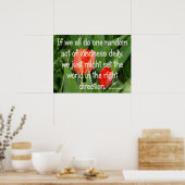 無作為な親切 ポスター (キッチン)