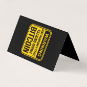 無作為にビットコインの話を始めるかも 名刺 (正面)