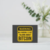 無作為にビットコインの話を始めるかも 名刺 (スタンド正面)