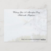 無作為の親切はがき – アリゲーター ポストカード (裏面)