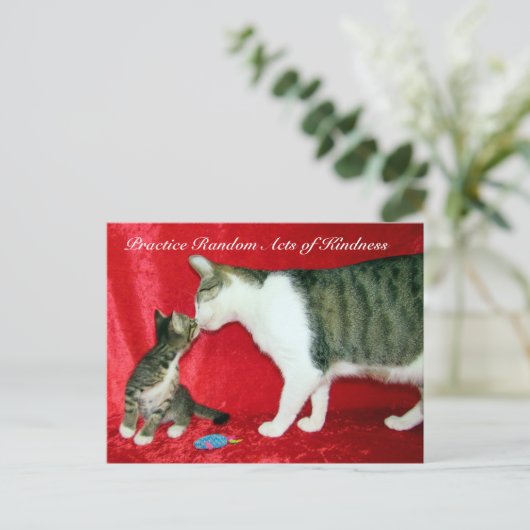 無作為の親切はがき – 私のパパ ポストカード (スタンド正面)