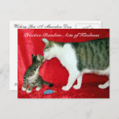 無作為の親切はがき – 私のパパ ポストカード (正面/裏面)