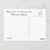 無作為の親切はがき – 私のパパ ポストカード (裏面)