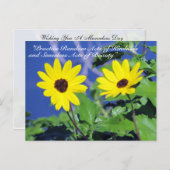 無作為の親切はがき – 黒い目のスーザン ポストカード (正面/裏面)