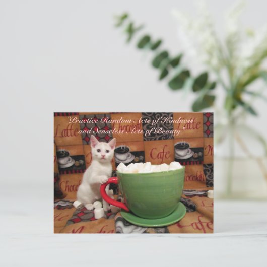 無作為の親切はがき – Audrey ポストカード (スタンド正面)