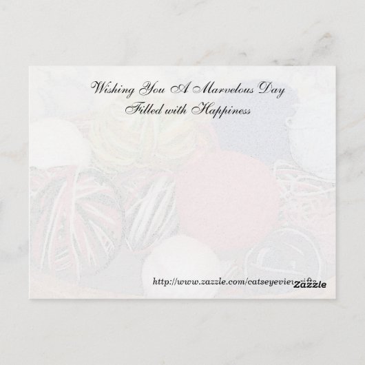 無作為の親切はがき – Audrey ポストカード (裏面)