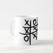 無価値および十字- tic TACのつま先 コーヒーマグカップ (正面左)