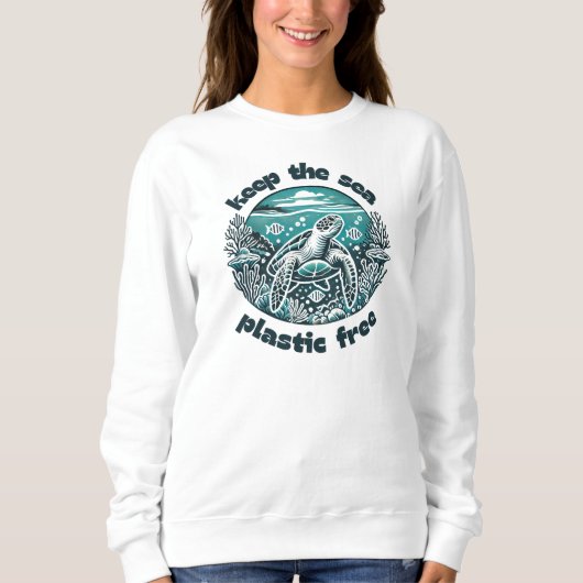 無保料の海 スウェットシャツ (正面)