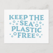 無保海プラスチックストップ汚染 ポストカード (正面)