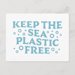 無保海プラスチックストップ汚染 ポストカード