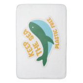 無保海プラスチック バスマット (正面縦)