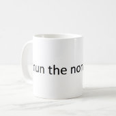 無信仰者を避けて下さい コーヒーマグカップ (正面左)