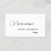 無修正シンプルVLOGGERソーシャルメディアQRコード 名刺 (正面)