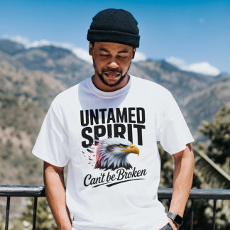 無修正スピリットイーグルアイズフリーダムアドベンチャー Tシャツ