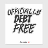 無債務債務 シール (シート)