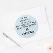 無傷でcircle病院警告だ ラウンドシール (封筒)