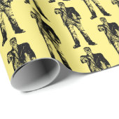 無光沢の包装紙フランケンシュタイン ラッピングペーパー (ロールコーナー)