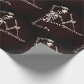 無光沢の包装紙、30" x 6'踊りの骨組 ラッピングペーパー (角)