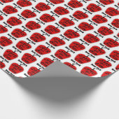 無光沢の包装紙、30" x 6' ラッピングペーパー (角)