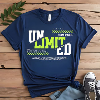 無制限のグラフィックTシャツ | トレンディーメンズティー Tシャツ
