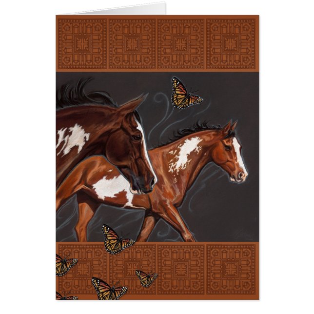 無制限の確信のペンキの馬 (正面)