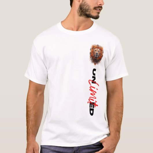 無制限ライオンレギュラーTシャツ Tシャツ (正面)