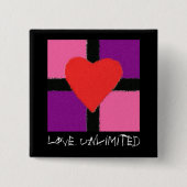 無制限愛 缶バッジ (正面)