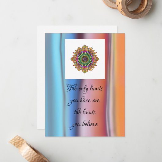 無制限 ノートカード (正面/裏面インサイチュ)