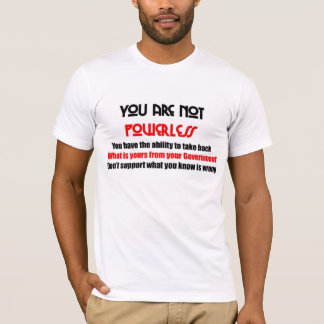 無力ではないです Tシャツ