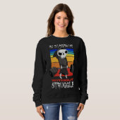 無力で重量挙げ スウェットシャツ (正面フル)