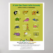 無力動物訓練ポスター(18"x24") ポスター (正面)