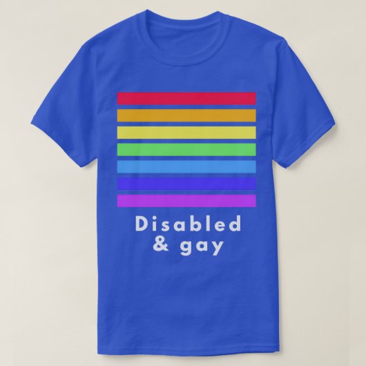 無効およびゲイ1 Tシャツ (デザイン正面)