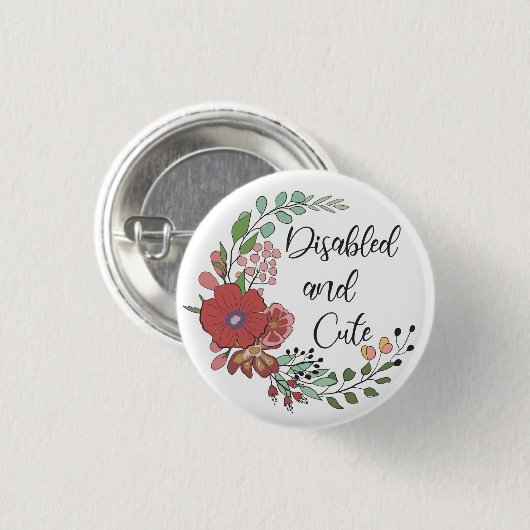 無効で可愛 缶バッジ (正面&裏面)