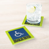 無効なドライバ ガラスコースター (アングル)