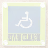 無効なドライバ ガラスコースター (裏面)