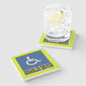 無効なドライバ ストーンコースター (横)