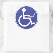 無効なラップトップ ラウンドシール (バッグ)