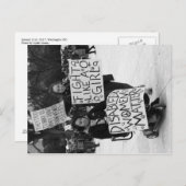 無効な女性用事物はがき ポストカード (正面/裏面)