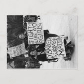 無効な女性用事物はがき ポストカード (正面)