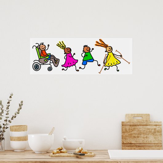 無効な子 ポスター (キッチン)