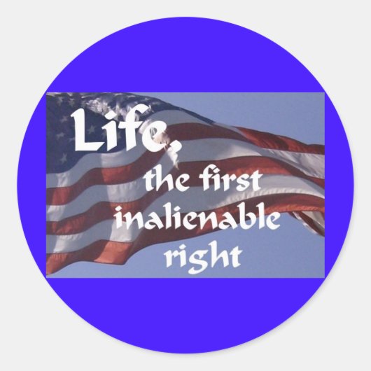 無効な権利 ラウンドシール (正面)