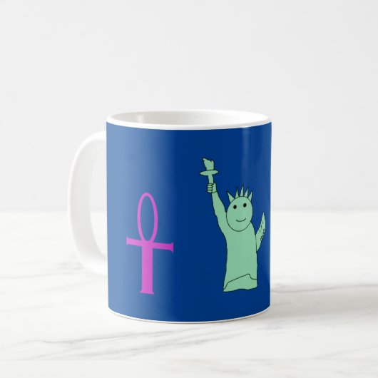 無効な権限のログ コーヒーマグカップ (正面左)