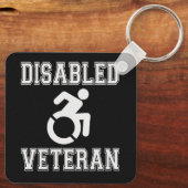 無効な退役軍人 キーホルダー (裏面)