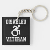 無効な退役軍人 キーホルダー (裏面)