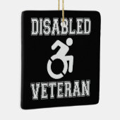 無効な退役軍人 セラミックオーナメント (右)