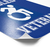 無効な退役軍人 フォトプリント            (角)